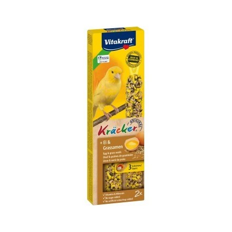 Vitakraft Kanarienvogel Kräcker 4x2er Ei-Grassamen
