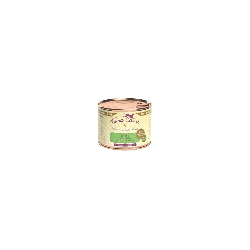 Terra Canis Classic Adult 12x200g Rind mit Karotte, Apfel und Naturreis