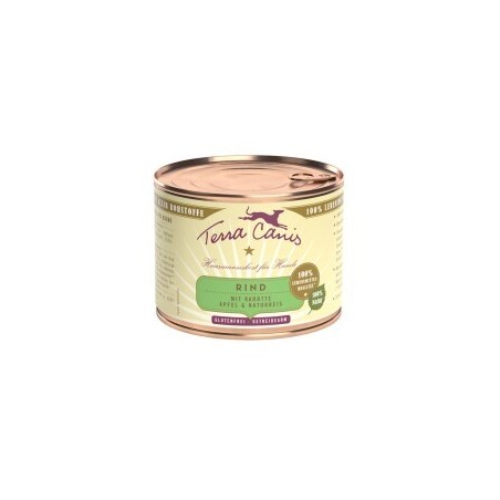Terra Canis Classic Adult 12x200g Rind mit Karotte, Apfel und Naturreis