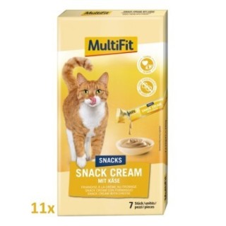 MultiFit Snack Cream 11x7 Stück Käse
