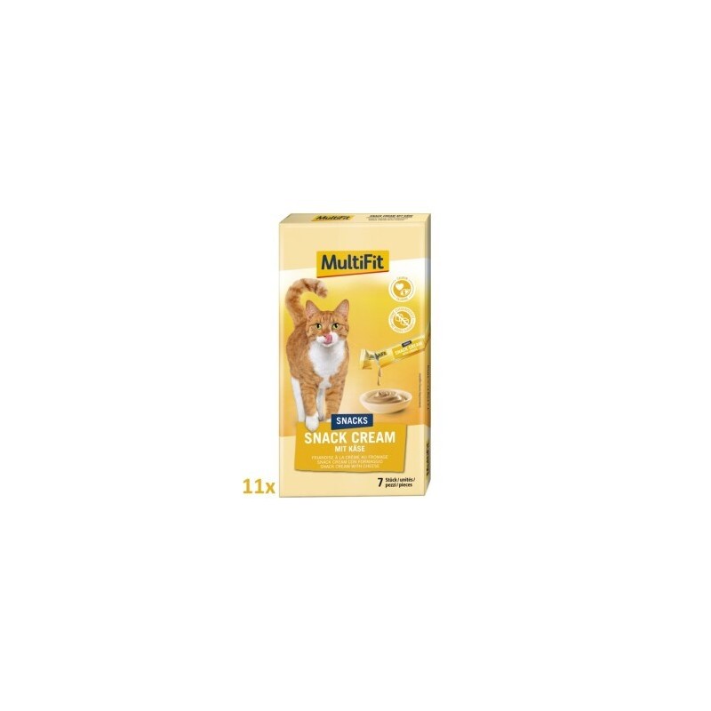 MultiFit Snack Cream 11x7 Stück Käse