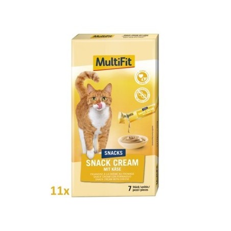 MultiFit Snack Cream 11x7 Stück Käse