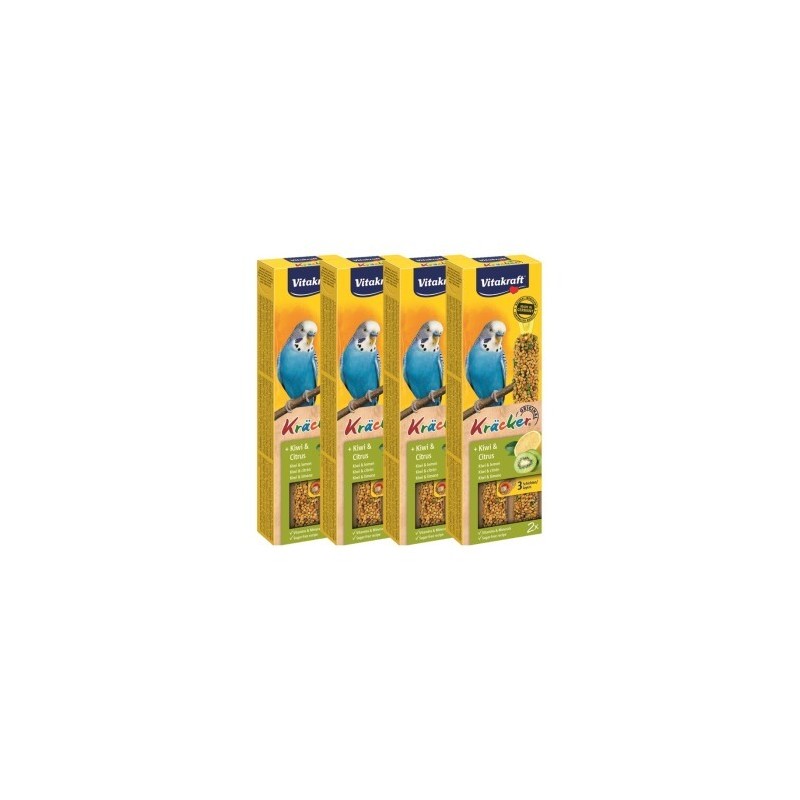 Vitakraft Kräcker Wellensittich 4x2er Kiwi-Citrus