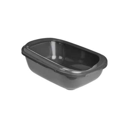 AniOne Katzentoilette Mega Tray dunkelgrau
