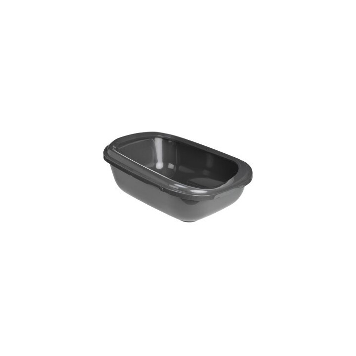 AniOne Katzentoilette Mega Tray dunkelgrau