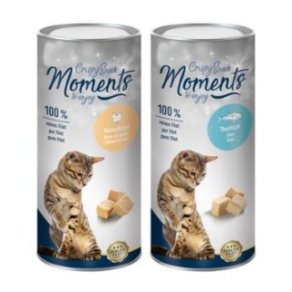 MOMENTS Crispy Snack Thunfisch, Geflügel 2x25 g