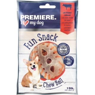 PREMIERE Kauball mit Rinderrohhaut 4 x 38g