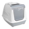 AniOne Katzentoilette Flip Cat S hellgrau