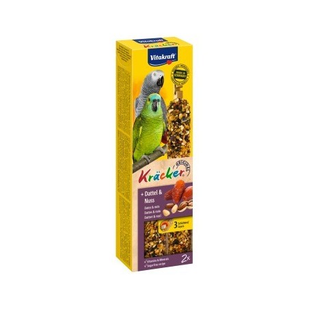 Vitakraft Papageien Kräcker 4x2er Dattel-Nuss