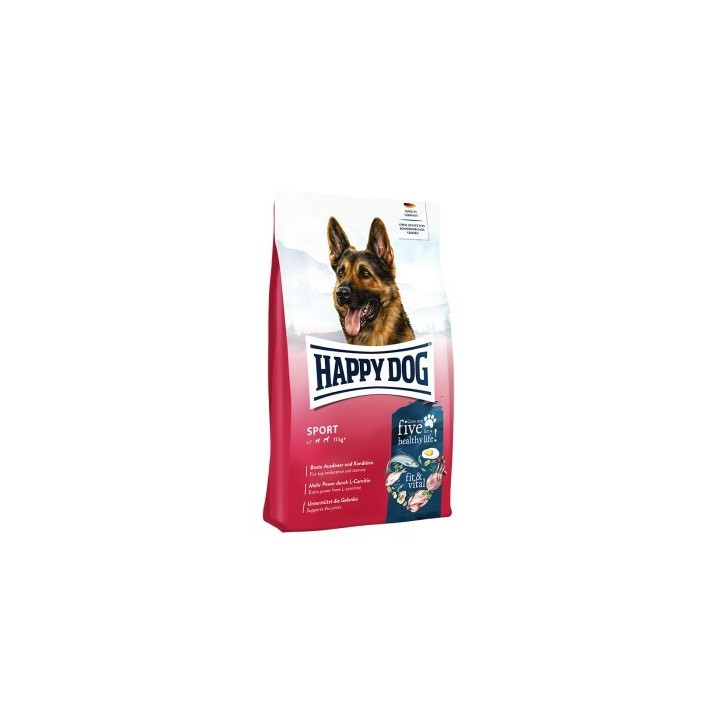HAPPY DOG fit & vital Trockenfutter Hund Adult, Sport 14 kg