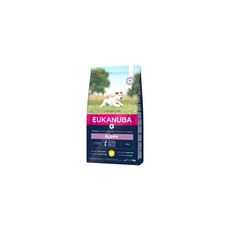 EUKANUBA Trockenfutter Hund Small Breed Puppy, Huhn 3 kg