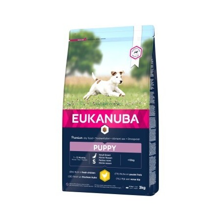 EUKANUBA Trockenfutter Hund Small Breed Puppy, Huhn 3 kg