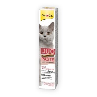GimCat DUO Paste Anti-Hairball Hühnchen und Malz 2x50 g