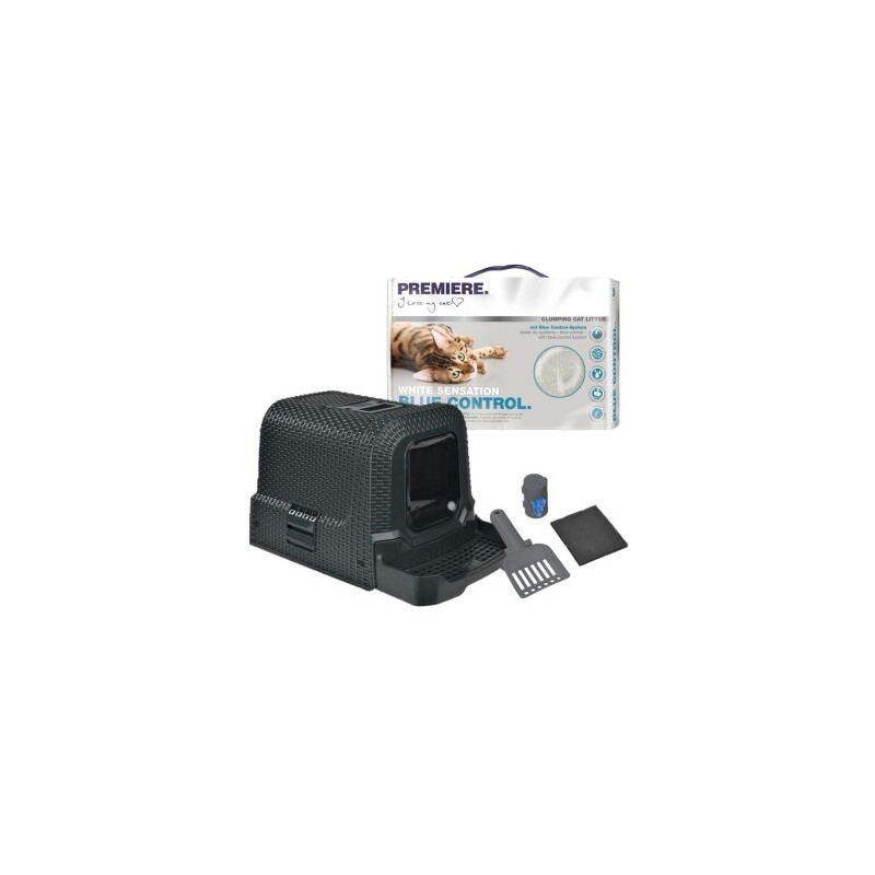 MORE Erstausstattungsset Katzenhygiene grau