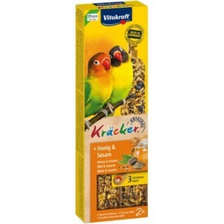 Vitakraft Vitakakraft Kräcker Honig Agaponiden 4x180g