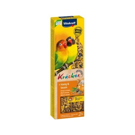 Vitakraft Vitakakraft Kräcker Honig Agaponiden 4x180g