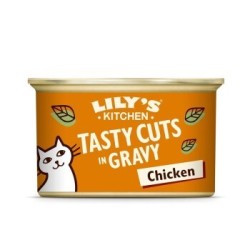 LILY'S KITCHEN Nassfutter Katze Adult Tasty Cuts in Sauce Huhn 24x85 g