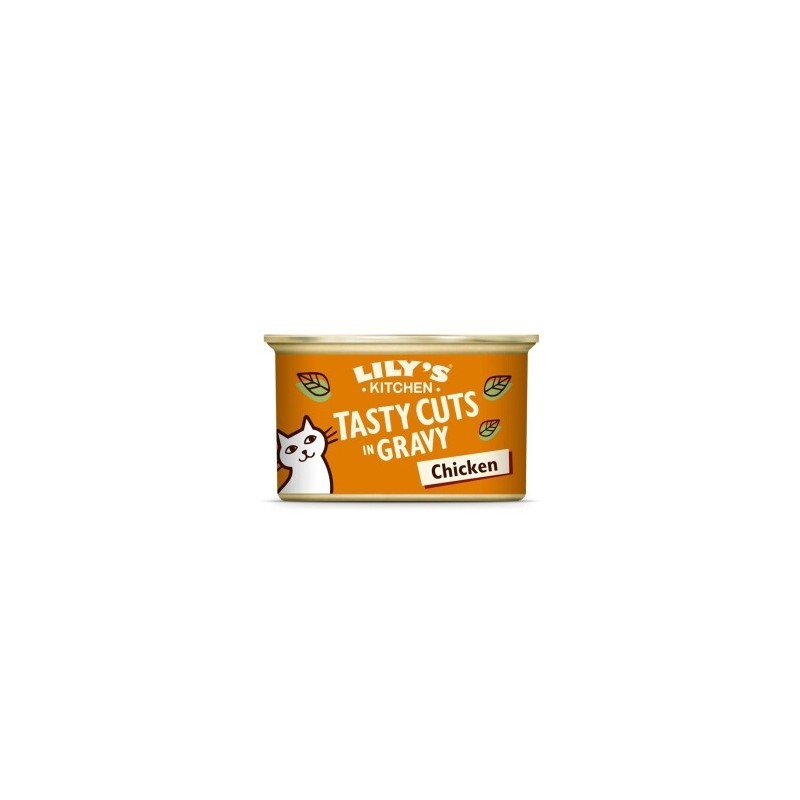 LILY'S KITCHEN Nassfutter Katze Adult Tasty Cuts in Sauce Huhn 24x85 g