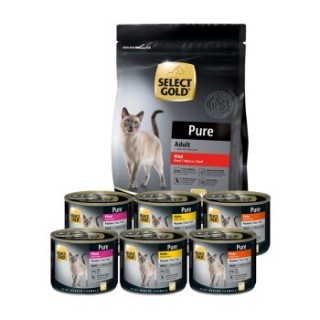 SELECT GOLD PURE Adult Mischfütterung-Set 2tlg.