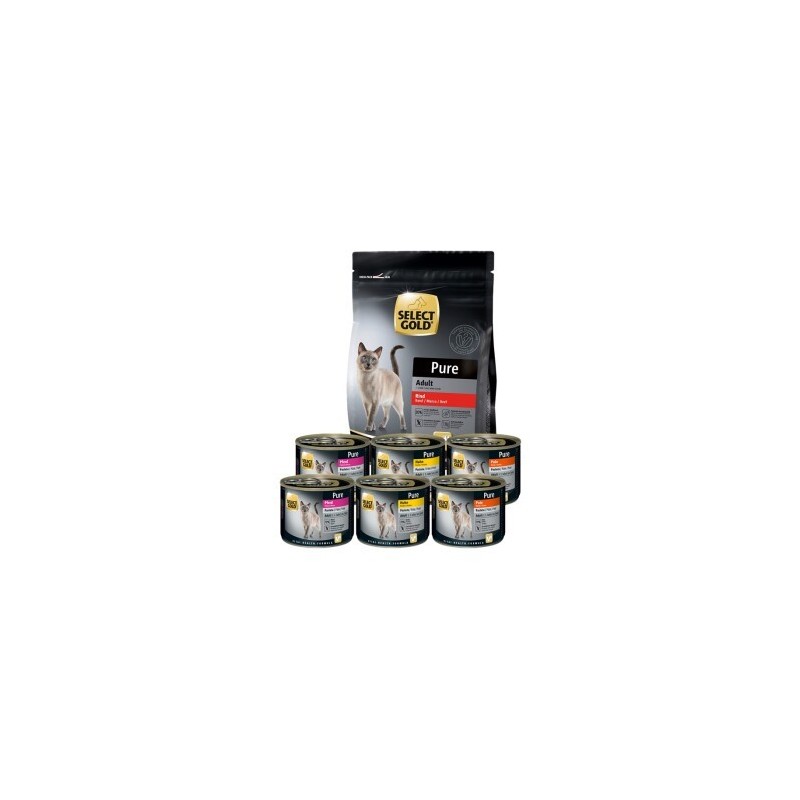 SELECT GOLD PURE Adult Mischfütterung-Set 2tlg.