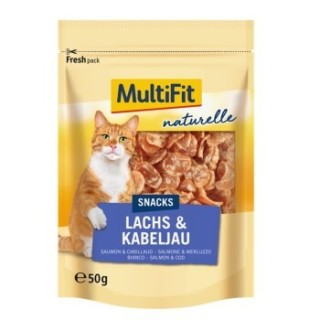 MultiFit Naturelle Lachs mit Kabeljau 4x50g