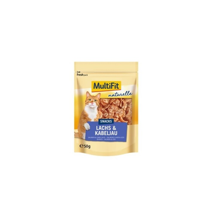MultiFit Naturelle Lachs mit Kabeljau 4x50g