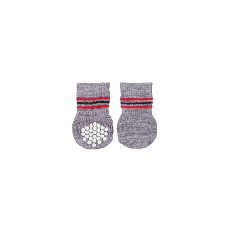 Trixie Hundesocken Grau