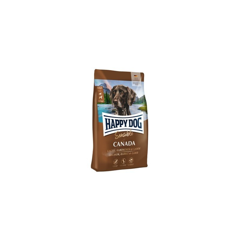 HAPPY DOG Sensible Trockenfutter Hund Adult, Canada 4 kg