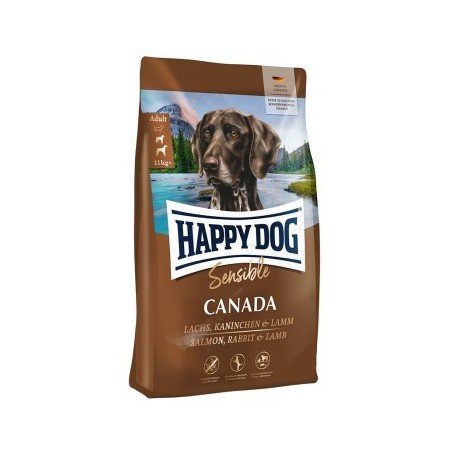 HAPPY DOG Sensible Trockenfutter Hund Adult, Canada 4 kg