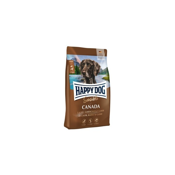 HAPPY DOG Sensible Trockenfutter Hund Adult, Canada 4 kg