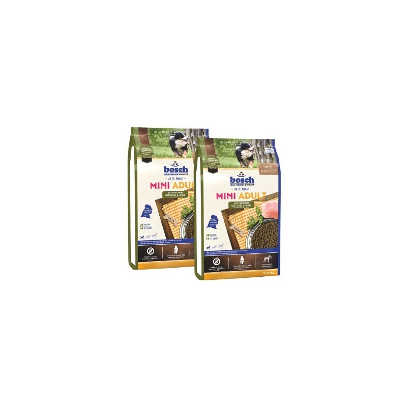 bosch Mini Adult Geflügel und Hirse 2x3 kg