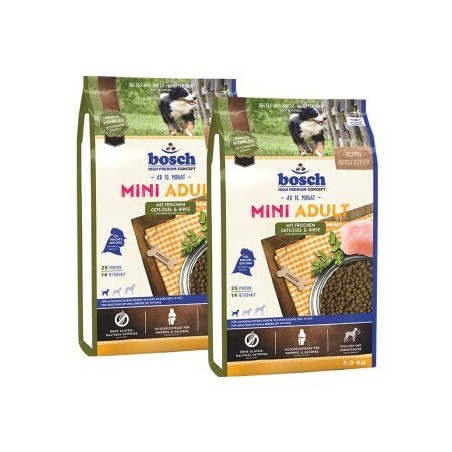 bosch Mini Adult Geflügel und Hirse 2x3 kg