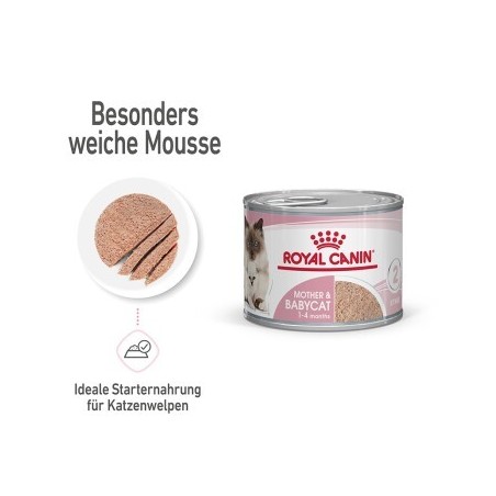 ROYAL CANIN Mother & Babycat Mousse 12x195g