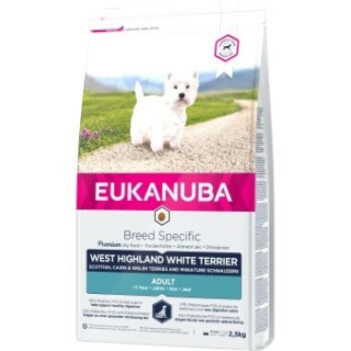 EUKANUBA Trockenfutter Breed Specific West Highland White Terrier Adult 2,5 kg