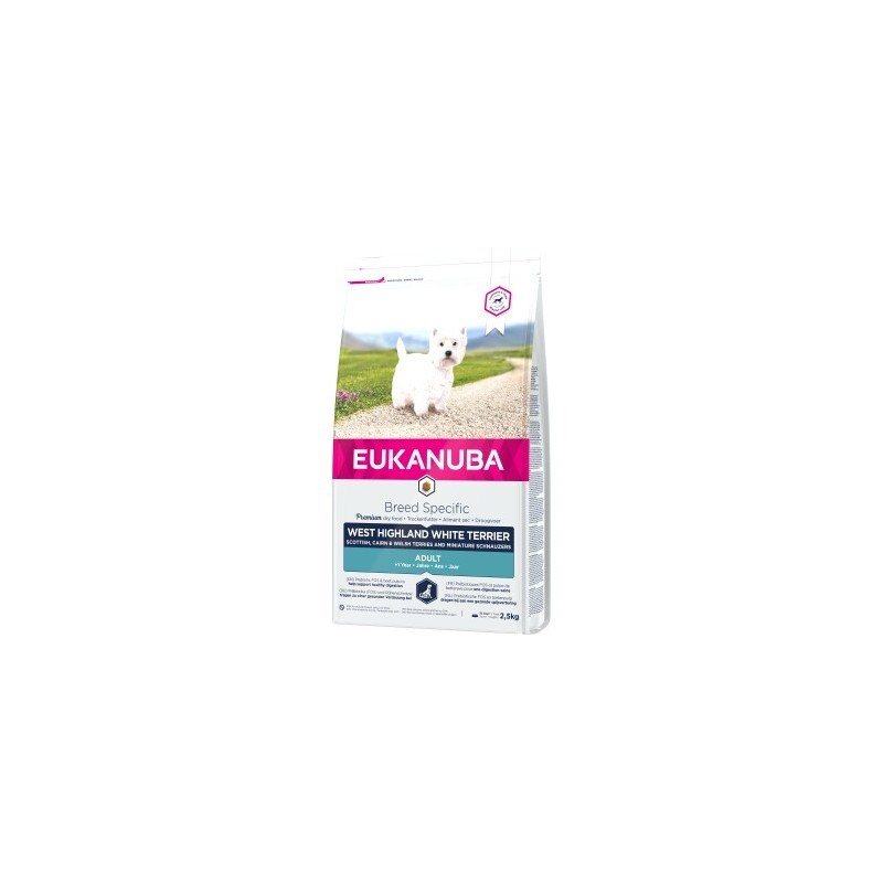 EUKANUBA Trockenfutter Breed Specific West Highland White Terrier Adult 2,5 kg