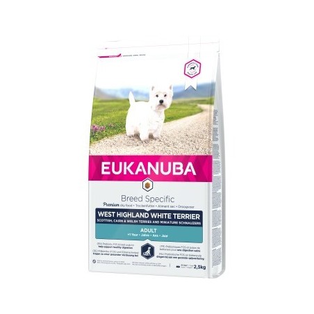 EUKANUBA Trockenfutter Breed Specific West Highland White Terrier Adult 2,5 kg