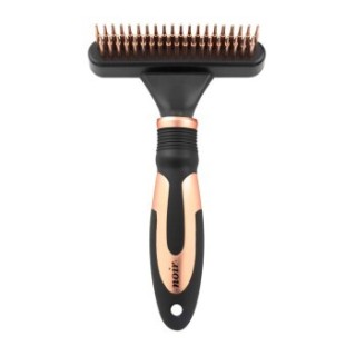 Europet Bernina NOIR Entwirrungsharke rotierende Zinken doppelt