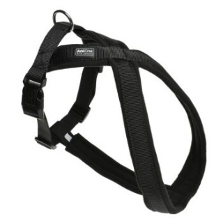 AniOne X-Geschirr Classic schwarz XS-S