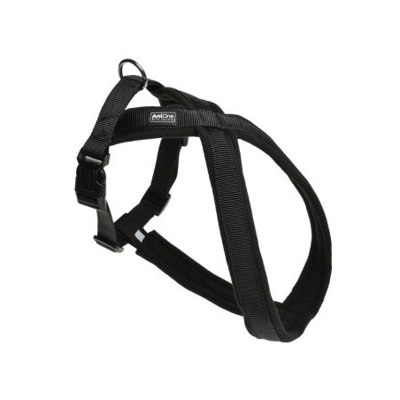 AniOne X-Geschirr Classic schwarz XS-S