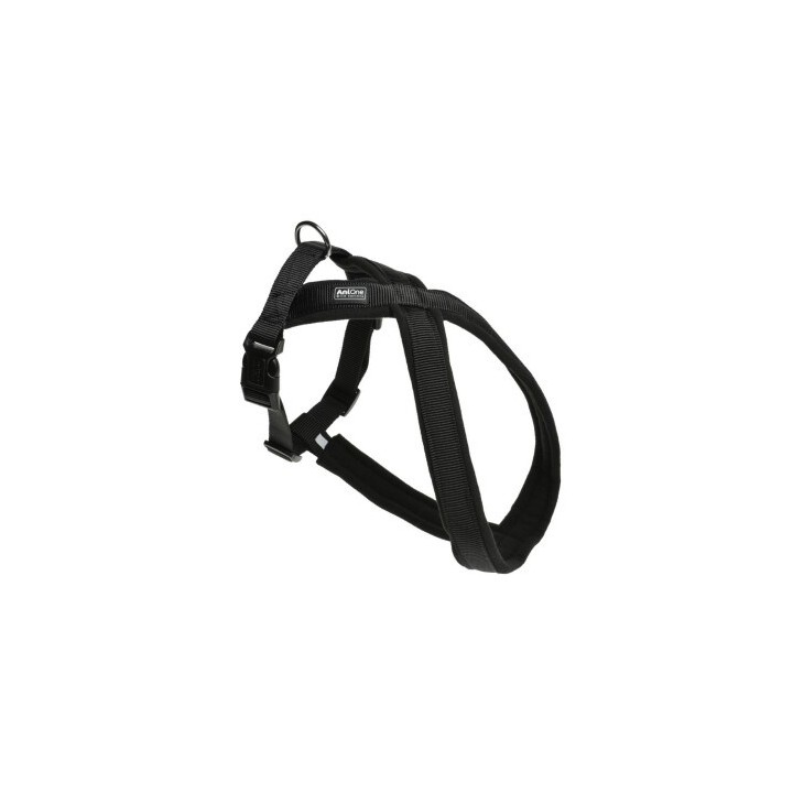 AniOne X-Geschirr Classic schwarz XS-S