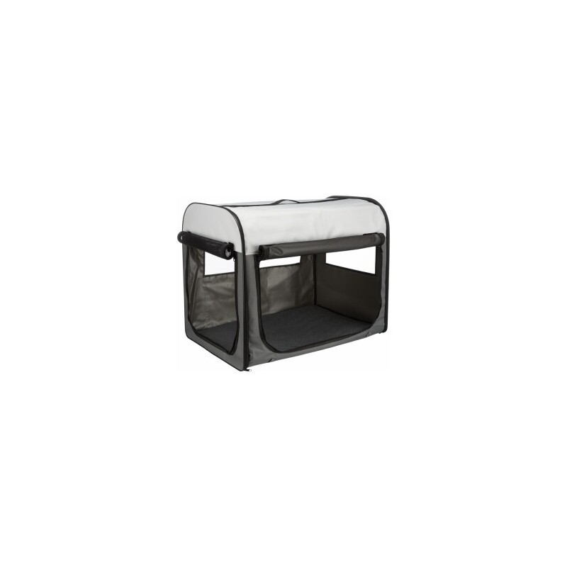 Trixie Soft Kennel Basic Box dunkelgrau/hellgrau M-L