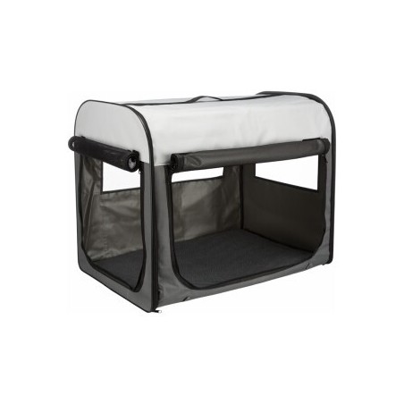 Trixie Soft Kennel Basic Box dunkelgrau/hellgrau M-L