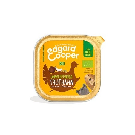 Edgard & Cooper Adult Bio 17x100g Umwerfender Truthahn