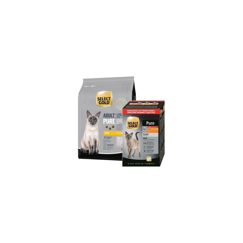 SELECT GOLD PURE Adult Mischfütterung-Set 2tlg.