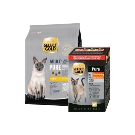 SELECT GOLD PURE Adult Mischfütterung-Set 2tlg.