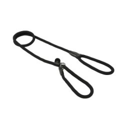 AniOne Nylon Retriever-Leine Activity schwarz