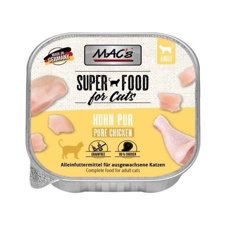 MAC's Nassfutter Katze Adult Huhn pur 16x100 g
