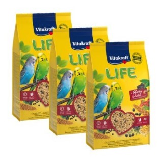 Vitakraft Life Power of Nature Sittiche 3x800 g