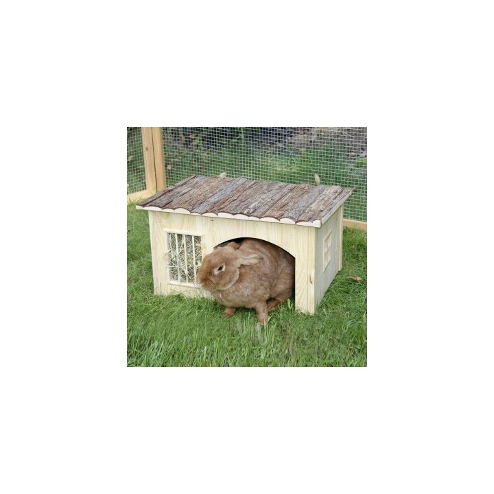 Kerbl Nature Häuschen mit Heuraufe 54 x 41 x 30 cm