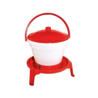 Kerbl Geflügeltränkeeimer 12L mit Füße und Tragebügel